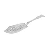 A William IV sterling silver fish slice, London 1835 by Mary Chawner