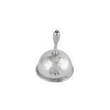 An early 19th century Austrian 13 loth (812 standard) silver table bell, Vienna 1811 or 21, probably