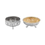 Two early 20th century Anglo - Indian silver bowls, Lucknow circa 1920