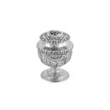 A George III / IV provincial sterling silver pepper, York circa 1818 by James Barber and William Whi