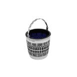 A George III sterling silver cream pail, London 1800 by William Stroud