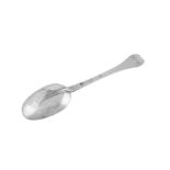 A William and Mary sterling silver tablespoon, London 1692 by William Swadling