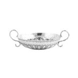 A good Charles II sterling silver sweetmeat dish or wine taster, London 1664 by Thomas King (free. 1