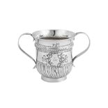 A George III sterling silver twin handled cup, London 1767 by Samuel Whitford I