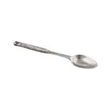 A rare George III Irish sterling silver travelling or canteen snuff spoon cum marrow scoop, Dublin c