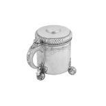 A large late 19th century Swedish 835 standard medal set silver tankard, Stockholm 1898 by Carl Gust