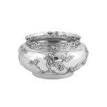 A late 19th century Chinese Export silver bowl, Canton circa 1880 retailed by Luen Wo