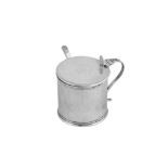 Cape interest – A George III Scottish sterling silver mustard pot, Edinburgh 1774 by Patrick Roberts