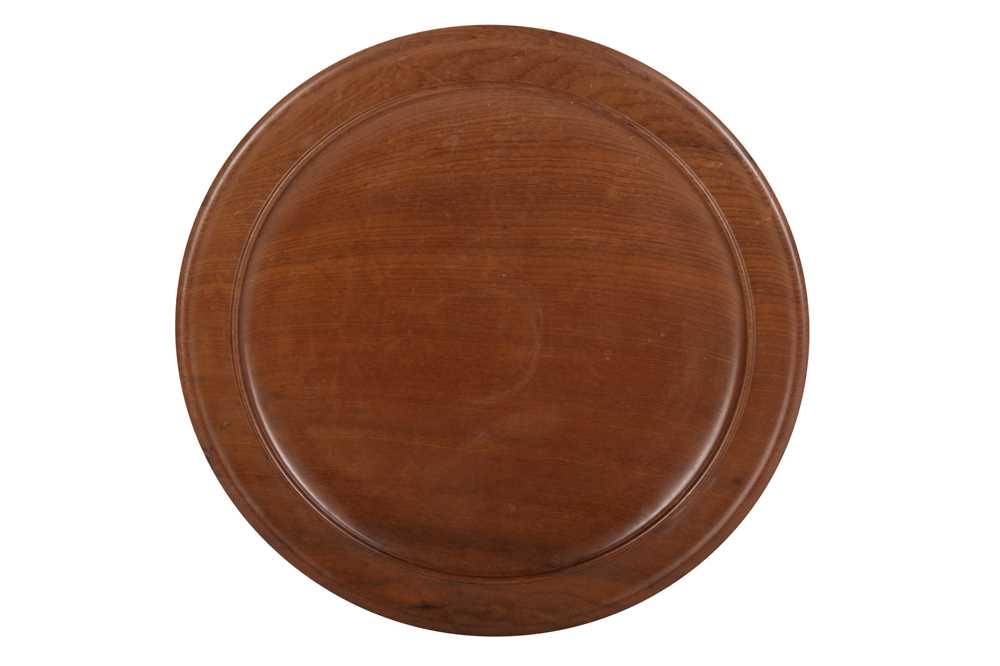 A DANISH FRUITWOOD DISH, CIRCA 1960S