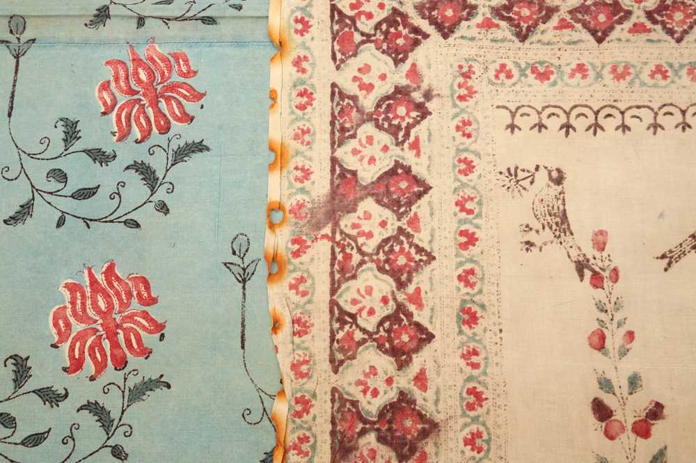 AN INDIAN CHINTZ COTTON HANGING North India, mid to late 19th century - Bild 5 aus 6