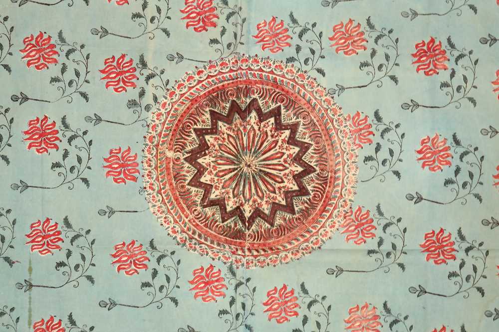 AN INDIAN CHINTZ COTTON HANGING North India, mid to late 19th century - Bild 2 aus 6