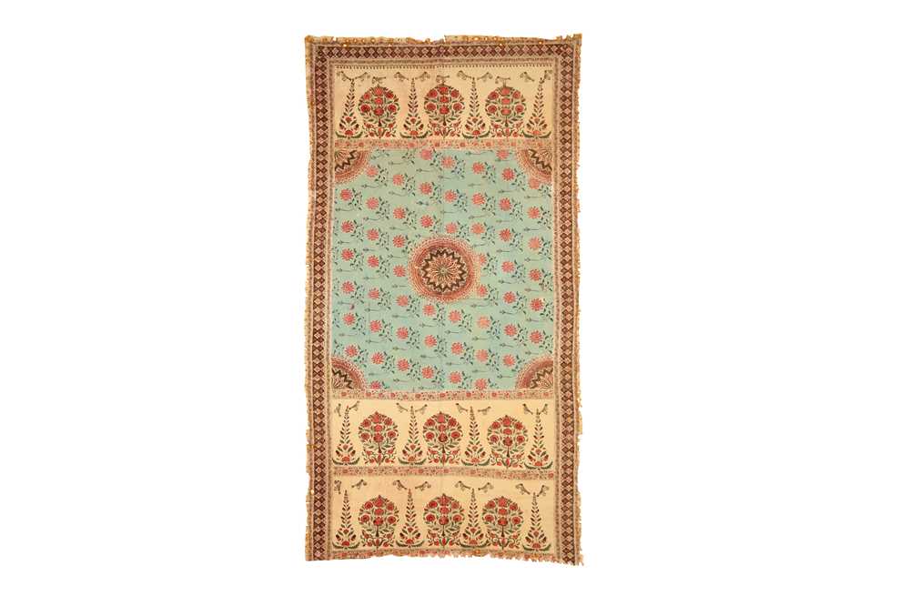AN INDIAN CHINTZ COTTON HANGING North India, mid to late 19th century
