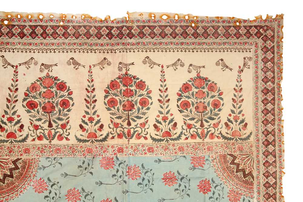 AN INDIAN CHINTZ COTTON HANGING North India, mid to late 19th century - Bild 3 aus 6