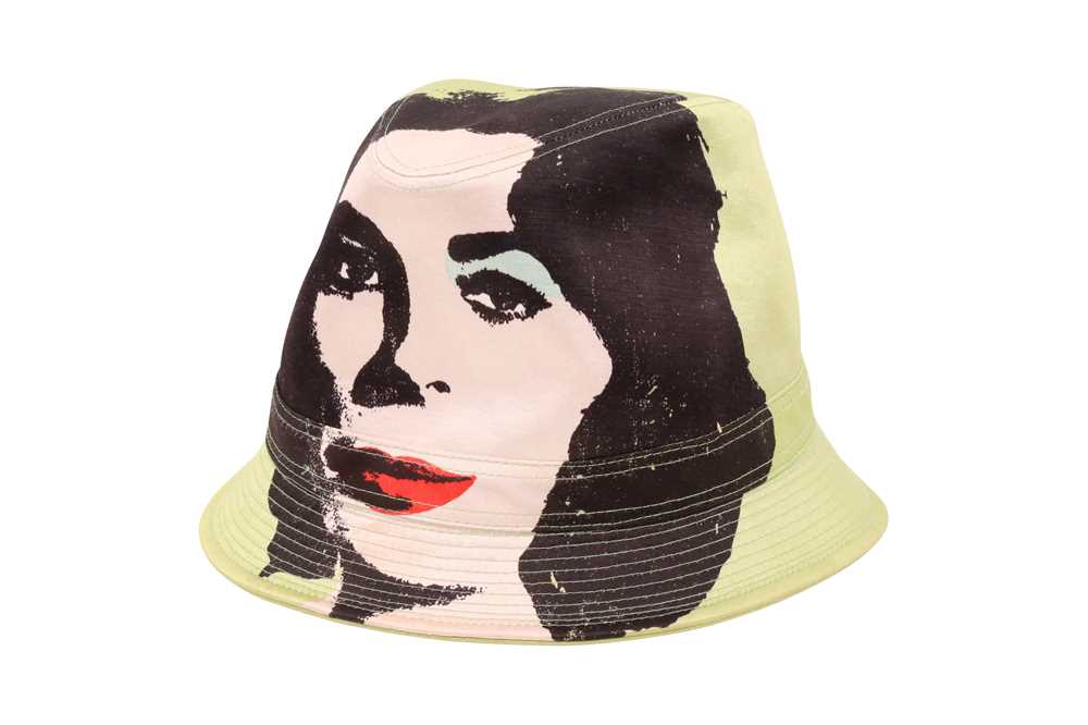 Philip Treacy X Andy Warhol Green Bucket Hat - Size L