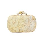 Bottega Veneta Yellow Ombre Stitch Knot Clutch