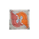 Hermes 'Masan & Masan' Silk Print Scarf