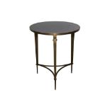 PAOLO MOSCHINO FOR NICHOLAS HASLAM, A BRASS CIRCULAR OCCASIONAL TABLE, CONTEMPORARY