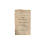 Curiosity - Ephemera: Shelley. Frankenstein . Title-page. Paris 1831