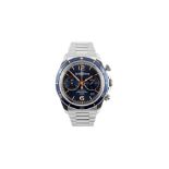 A MEN'S BELL & ROSS STAINLESS STEEL AUTOMATIC CHRONOGRAPH BRACELET WATCH