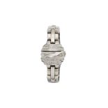 A ROBERTO CAVALLI LADIES STAINLESS STEEL QUARTZ BRACELET WATCH