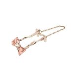 Miu Miu Rose Satin Bow Necklace