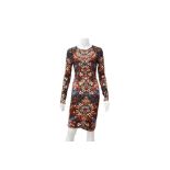 Alexander McQueen Stained Glass Print Dress - Size 38