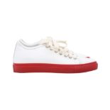 Sofie D'hoore White Contrast Heel Sneaker - Size 36.5