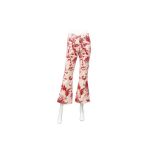 Gucci Cream Denim Floral Kickflare Jean - Size 40