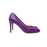 Christian Louboutin Purple Simple Heeled Pump - Size 37.5