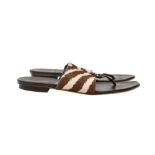 Gucci Zebra Print Thong Sandal - Size 39