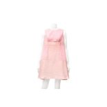 Alexander McQueen Pink Cape Back Mini Dress - Size 42