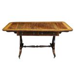 A GEORGE III ROSEWOOD SOFA TABLE