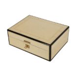 CREAM COULOURED HUMIDOR BY FRED PARIS