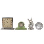 A COLLECTION OF FOUR DESK CLOCKS, 20TH CENTURY