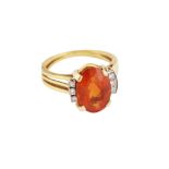 A CITRINE RING