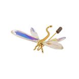 A PARADISE DRAGONFLY BROOCH BY SWAROVSKI