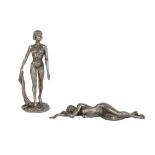 RONALD CAMERON NUDE SPELTER FIGURES