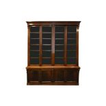 A GEORGE IV ROSEWOOD LIBRARY BOOKCASE