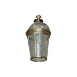 PURE WHITE LINES, A LARGE BRASS 'BYRON' HALL LANTERN