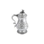 A mid-19th century Indian Colonial silver tankard, Calcutta dated 1865 by Charles Nephew and Co (act