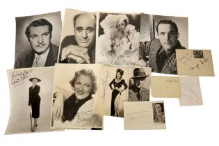 Autograph Collection.- Actors, Politicians, Dancers & Others