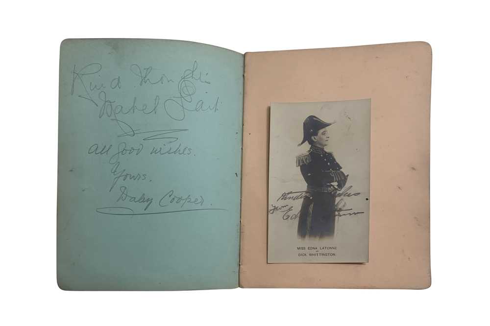 Autograph Album.- Vaudeville Interest - Bild 2 aus 13