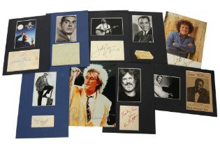 Autograph Collection.- Musicians and Singers