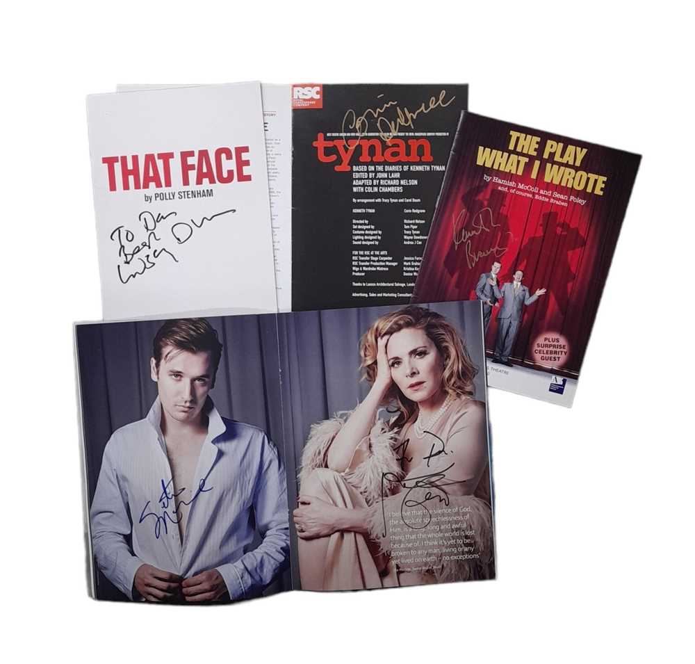 Autograph Collection.- Signed Theatre Programmes