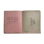 Autograph Album.- Vaudeville Interest