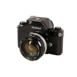 A Black Nikon F Photomic SLR Camera