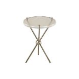 OKA A CONTEMPORARY 'LENNOX' TRIPOD TABLE