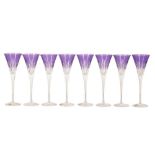 WATERFORD CRYSTAL A SET OF 'LISMORE' TOASTING FLUTES