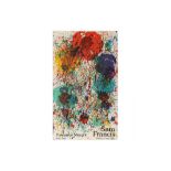 SAM FRANCIS (AMERICAN 1923-1994) A LITHOGRAPH POSTER
