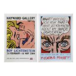 AFTER ROY LICHTENSTEIN (AMERICAN 1923-1997) TWO LITHOGRAPH POSTERS